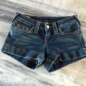 True Religion Allie Denim Shorts